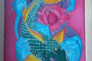 Батик "Рыбка"