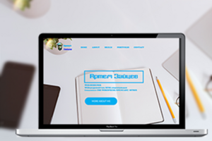 Лендинг на тему "Портфолио"