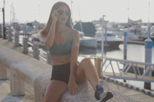 Съемка рекламного видео ролика для бренда солнцезащитных очков.