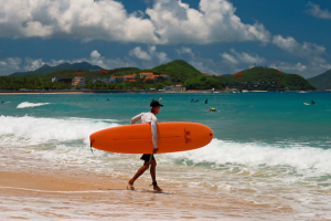 Съемка ролика про школу серфинга в Санья