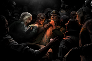 Арт по игре про зомби