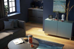 Моделирование тумбы и кухонного гарнитура