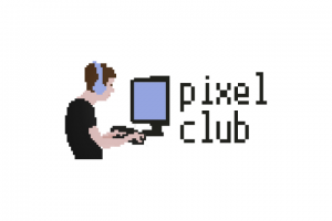 Логотип для компьютерного клуба "Pixel Club"