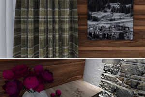 Дизайн спальни в стиле "Шале"