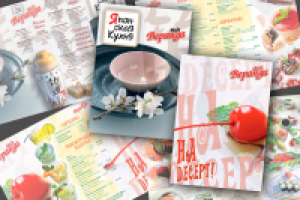 Два меню для кафе