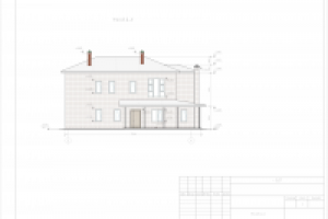 Фасад коттеджа 1