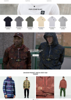 Концепт сайта интернет магазина Stone Island