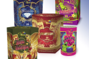 Серия упаковок для пиротехнического завода "УралСалют"