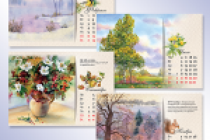 листы календаря-домика для организации