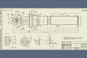 Ремонтный чертеж (Вал привода гибочного станка)