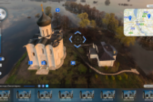 3д тур, интерфейс под IOs