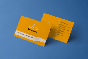 Визитка для стройтельной компании StroyDom