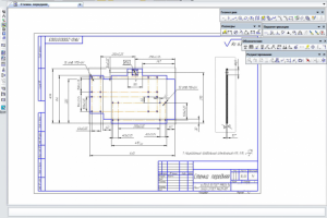 Чертёж стенки