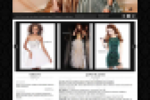 Интернет магазин "под ключ". Продажа дизайнерских платьев.