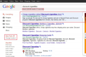 Сайт по продаже сигарет в USA