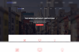 ActiveLive - Сайт компании грузоперевозок и доставок