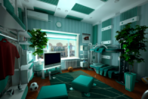 спальная комната техно подростковая