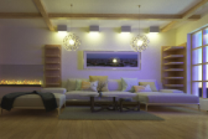 Визуализация гостинной