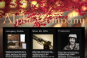 Проект дизайна для корпоративного сайта-визитки