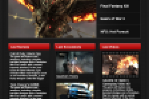 Проект дизайна для игрового портала