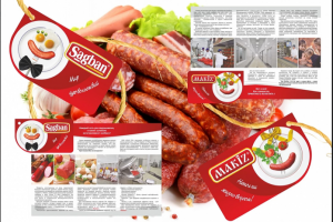 Этикетка буклет для колбасной продукции