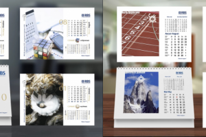 Настольный календарь для банка