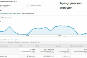 Настройка Яндекс.Директ - результат прибыль 582 290 р. за месяц