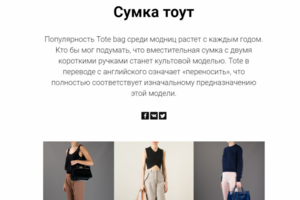 Сумка Тоут