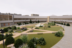 Благоустройство внутреннего двора. Генеральный план