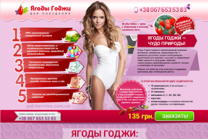 Landing Page Годжи