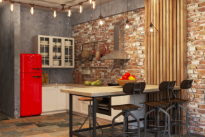 гостиная лофт