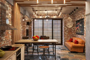 гостиная лофт