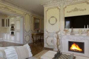 Гостиная в классическом стиле