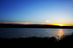 закат над заповедником