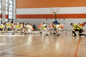 Тренировка сборний России по мини футболу