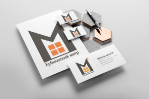 Лого для компании "Кубический метр"