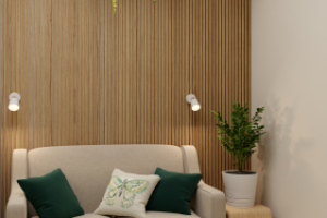 Зона ожидания в салоне красоты