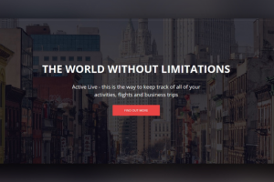 Landing page для ActiveLive