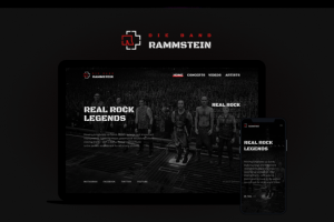 RAMMSTEIN редизайн сайта