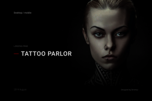 Лендинг для тату салона