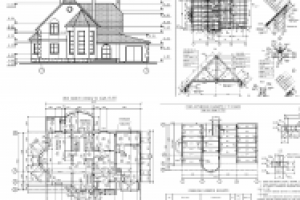 1-этажный жилой дом с мансардой
