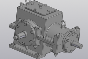 Конический прямозубый редуктор
