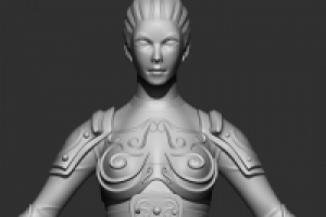 3D Моделирование персонажа - высокополигональное 7