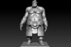 3D Моделирование персонажа - высокополигональное