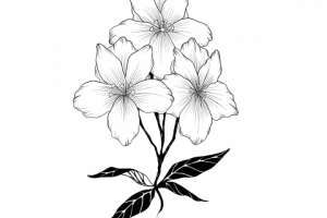 tattoo sketch flower