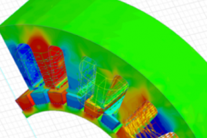 Двигатель постоянного тока с возбуждением от постоянных магнитов