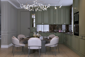 Дизайн кухни загородного дома