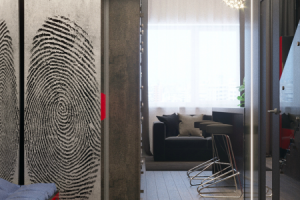 Дизайн двухуровневой квартиры для молодого человека