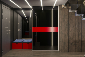 Дизайн двухуровневой квартиры для молодого человека