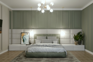 Дизайн спальни загородного дома